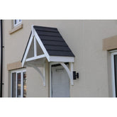 Straight T Truss Door Canopy Kit With Style - Size & Roof Options